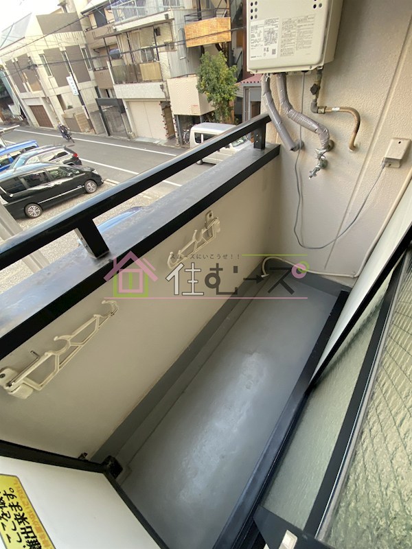 新森ロータリーマンション ベランダ