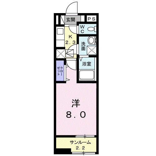 ミニョン　ドミール 間取り