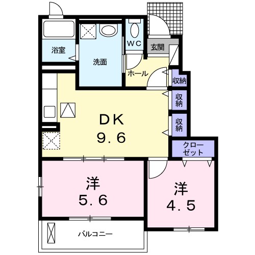 アルコバレーノ　和 間取り