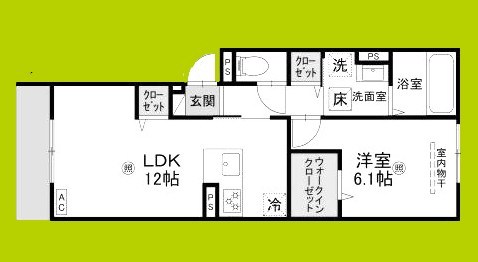 chrysantheme　大鳥 間取り