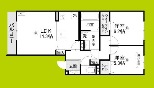 chrysantheme　大鳥 間取り