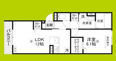 chrysantheme　大鳥 間取り