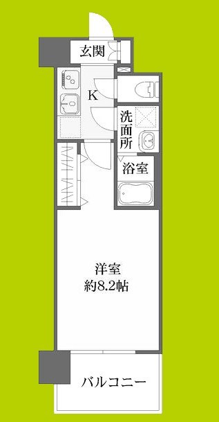 リヴェント玉造 間取り