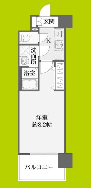 リヴェント玉造 間取り