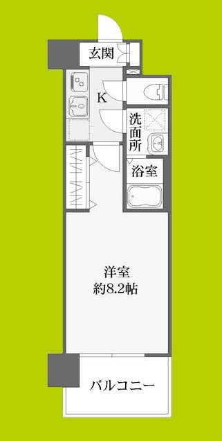 リヴェント玉造 間取り
