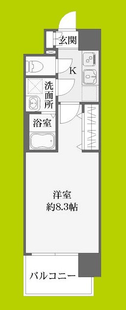 リヴェント玉造 間取り図