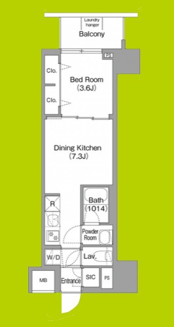コンフォリア・リヴ天王寺寺田町ソルテラス 間取り