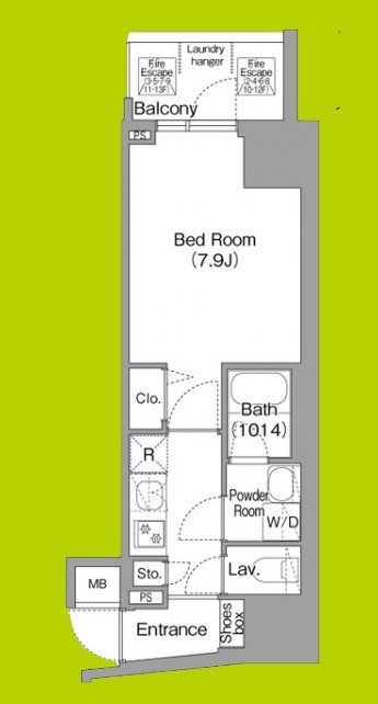 コンフォリア・リヴ天王寺寺田町ソルテラス 間取り