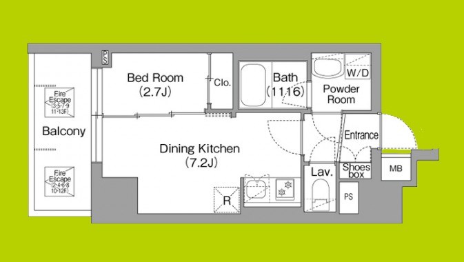 コンフォリア・リヴ天王寺寺田町ソルテラス 間取り