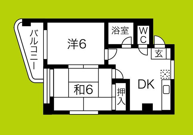 シティ岸里 間取り