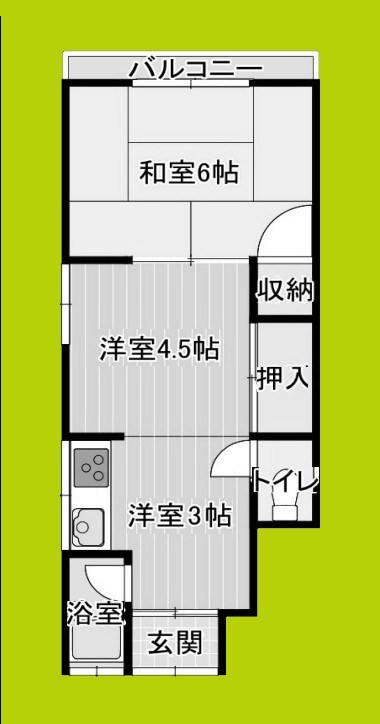 久川貸家 間取り