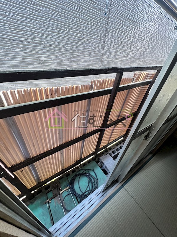 久川貸家 ベランダ