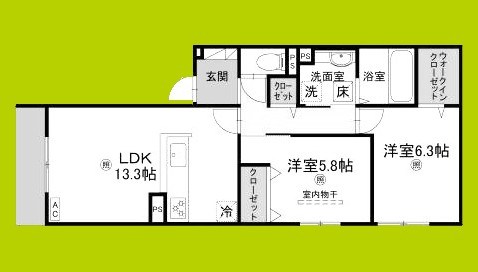 orchidea　大鳥 間取り