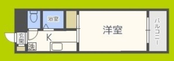 コーポカースル 間取り