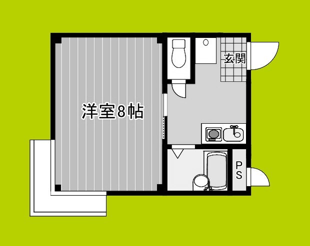 ハイツ小松 間取り