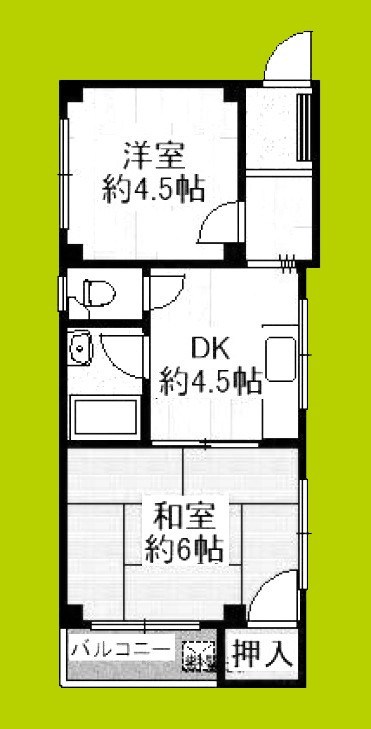 中嶋ハイツ 間取り