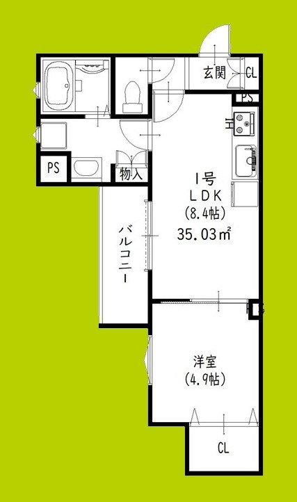 ピレーネ焼野 間取り
