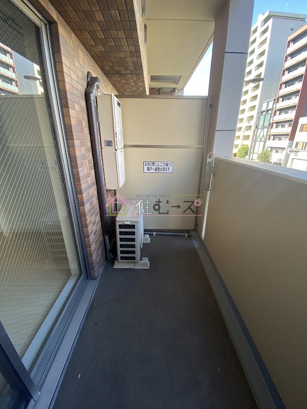 プレサンス大阪城公園ファーストシート ベランダ