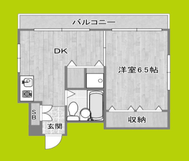 長居ハイツ 間取り