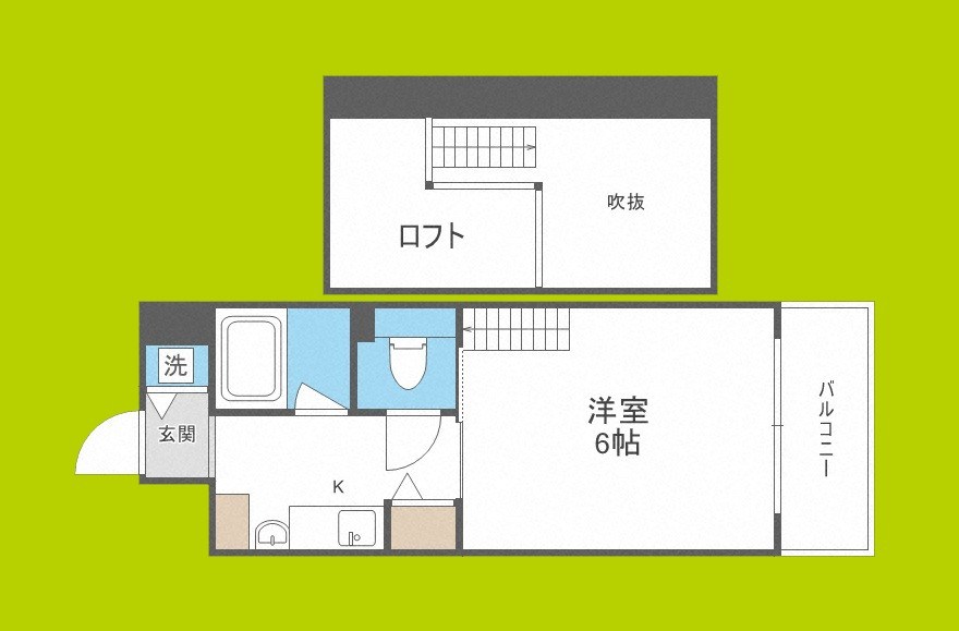 エステムコート大阪城前OBPリバーフロント 間取り