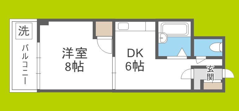 雅叙園ハイツ 間取り