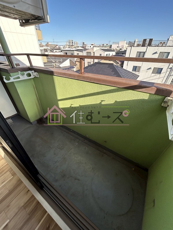 パルミエールおりおの公園 ベランダ