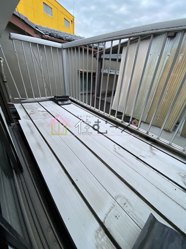 大阪市都島区大東町2丁目リノベテラスハウス ベランダ