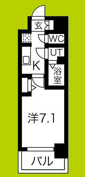 ファステート難波WESTパーク 間取り