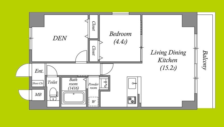 GROOVE豊中レジデンス 間取り