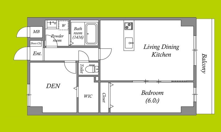 GROOVE豊中レジデンス 間取り