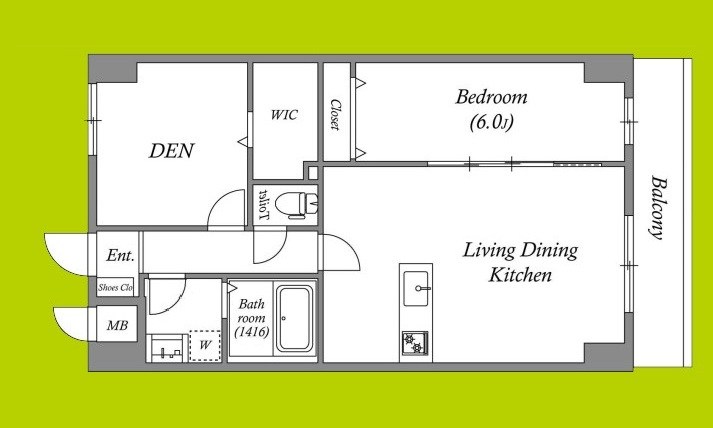 GROOVE豊中レジデンス 間取り
