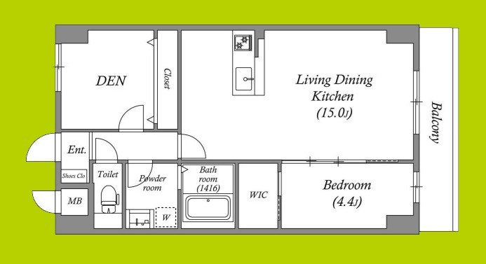 GROOVE豊中レジデンス 間取り