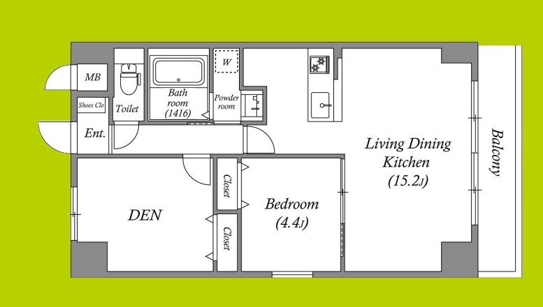 GROOVE豊中レジデンス 間取り