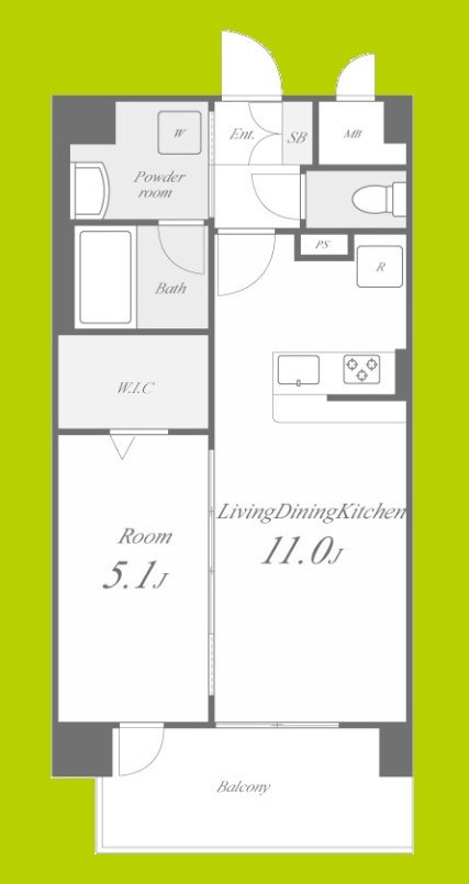 ラ・リヴィエール 間取り