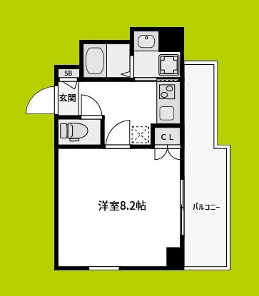 CREATO新大阪Serenity 間取り