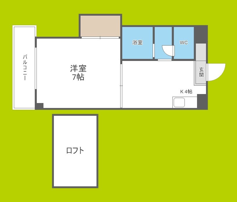 ジュネス西中島 間取り