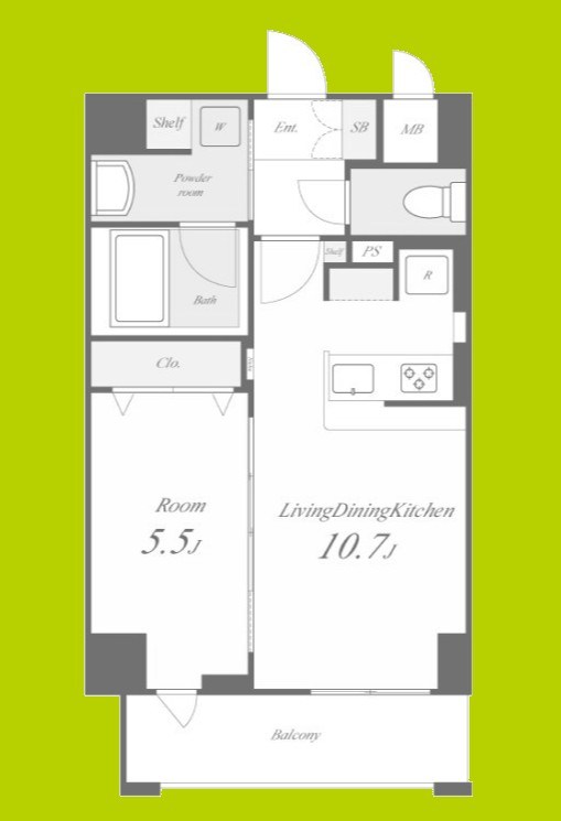 ハピネスガーデン新大阪 間取り
