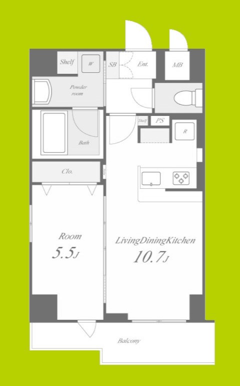 ハピネスガーデン新大阪 間取り図