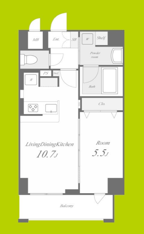 ハピネスガーデン新大阪 間取り図