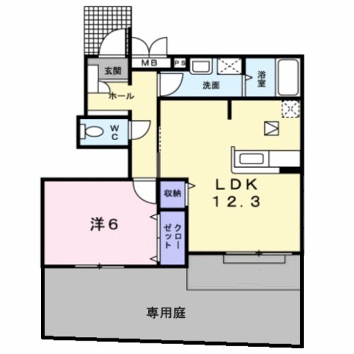 カルム新池島Ⅰ 間取り