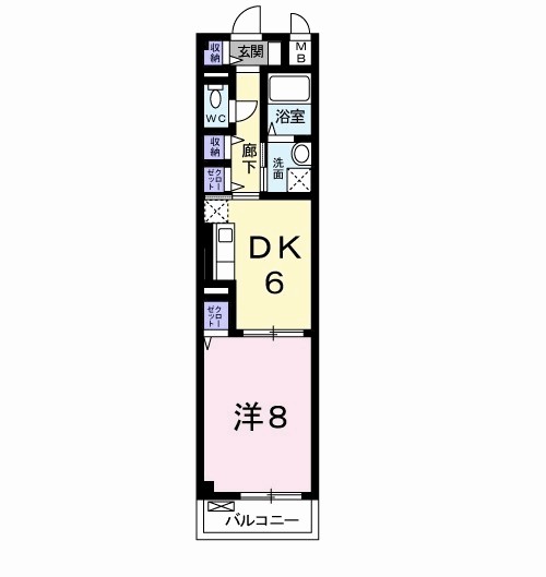 サル　ドゥ　セジュールⅡ 間取り