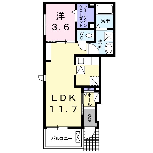 グリーンロード楠葉Ⅰ 間取り