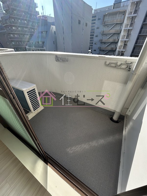 ライオンズマンション中之島公園北 ベランダ