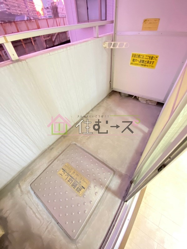 グランヴィ天王寺 ベランダ