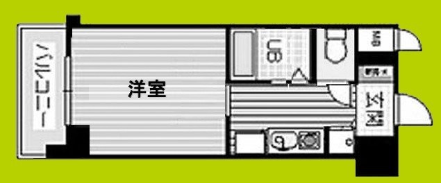 ハイツオークラ靭公園 間取り