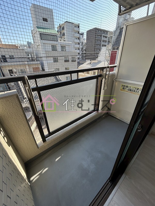 ハイツオークラ靭公園 ベランダ