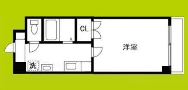 フォレスト西道頓堀 間取り