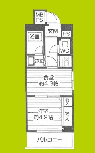 ルネ天満 間取り