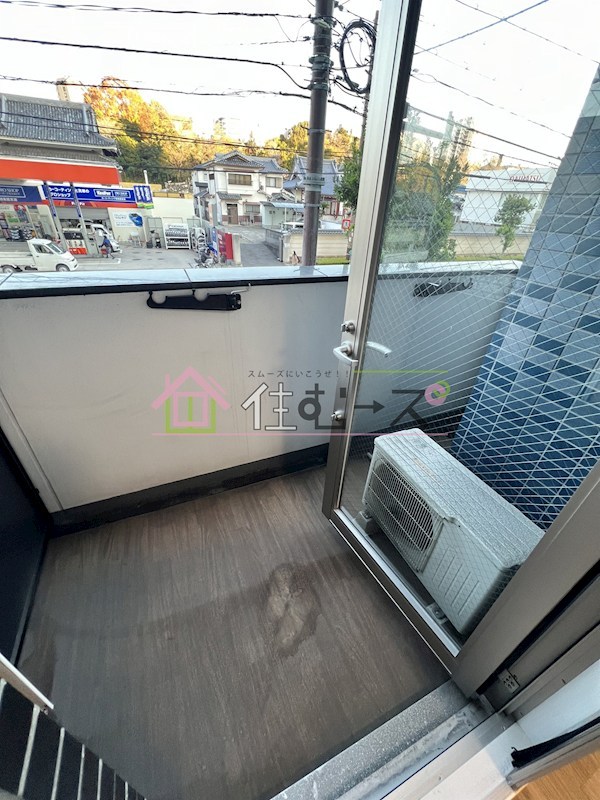 プレサンス四天王寺前夕陽ヶ丘アクティ ベランダ
