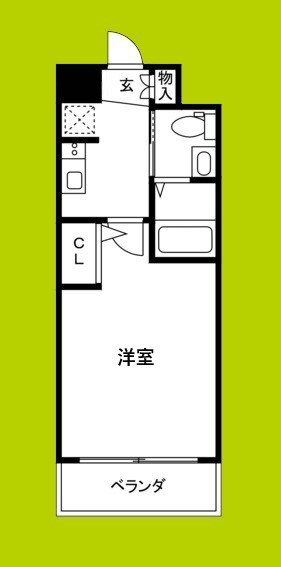 エステムコート梅田・天神橋Ⅱグラシオ 間取り